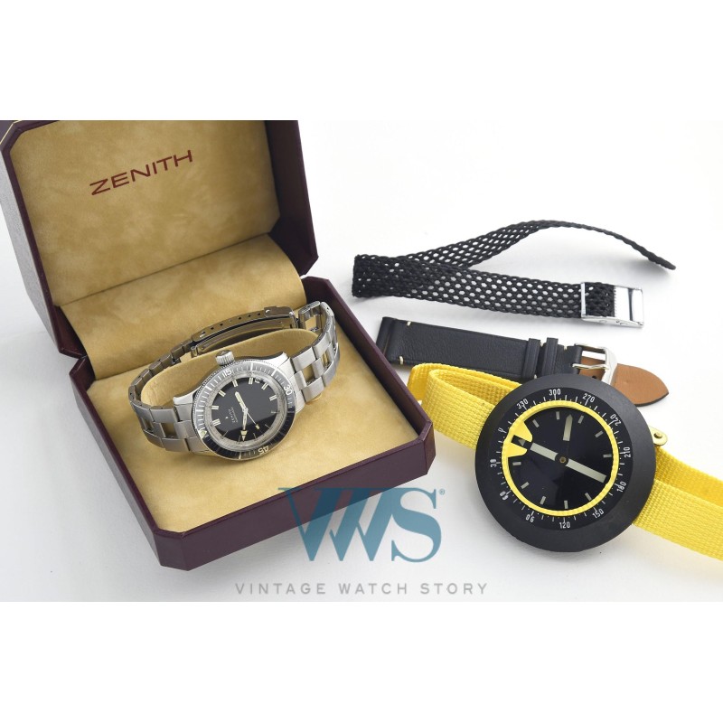 ZENITH (Diver Submariner - Automatic Date / Black / ref. A3630), vers 1969/72