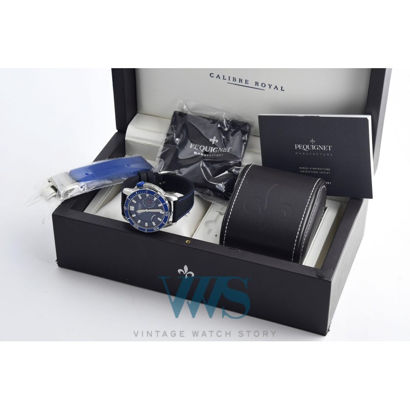PEQUIGNET (Submarine Royal 300 M / Blue - Cadran Bleu / ref. 9050473 CN), vers 2016