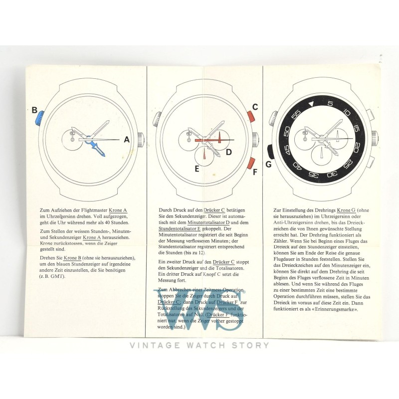 OMEGA (Chronographe 3ème Génération / Flightmaster / ref. 145.036), vers 1971