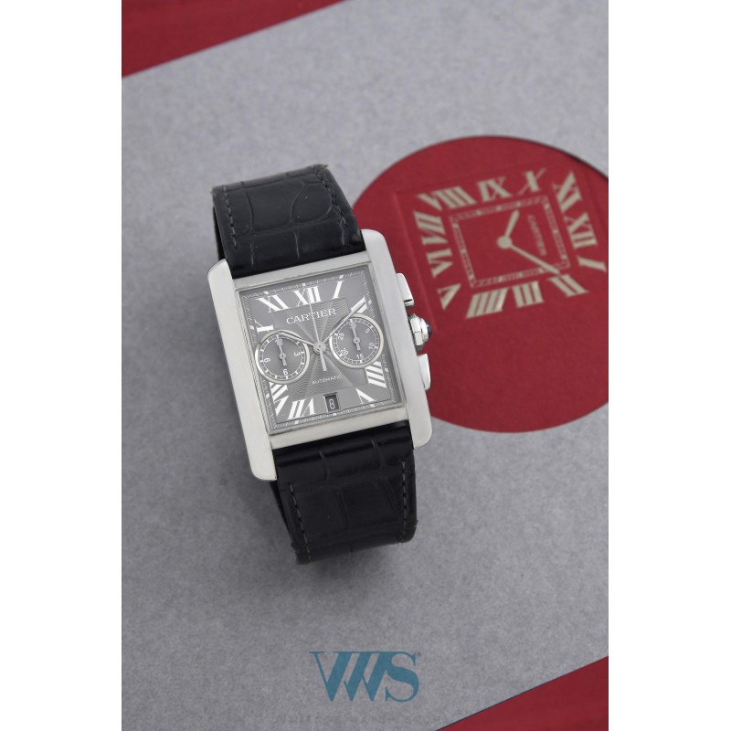 CARTIER (Chronographe Tank MC Automatic Date - Grey / ref. 3666), vers 2016
