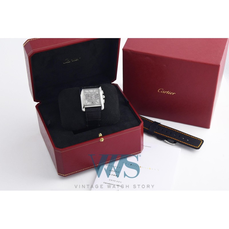 CARTIER (Chronographe Tank MC Automatic Date - Grey / ref. 3666), vers 2016