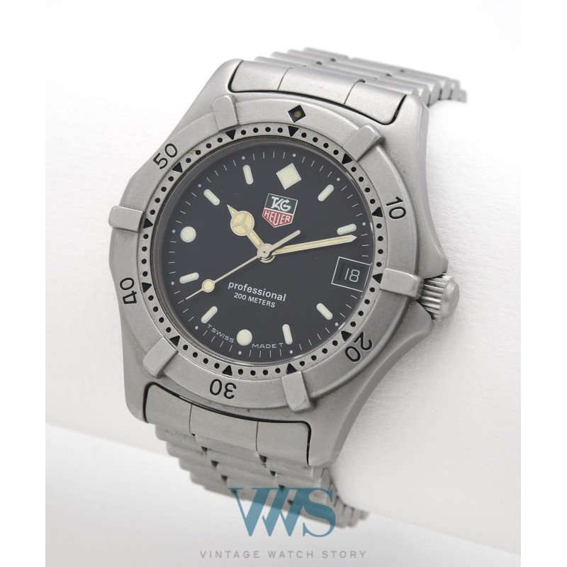 TAG HEUER (Montre Professional 200 m / Black / ref. 962.006F-2), vers 1997
