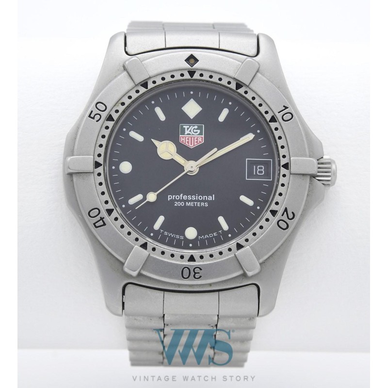 TAG HEUER (Montre Professional 200 m / Black / ref. 962.006F-2), vers