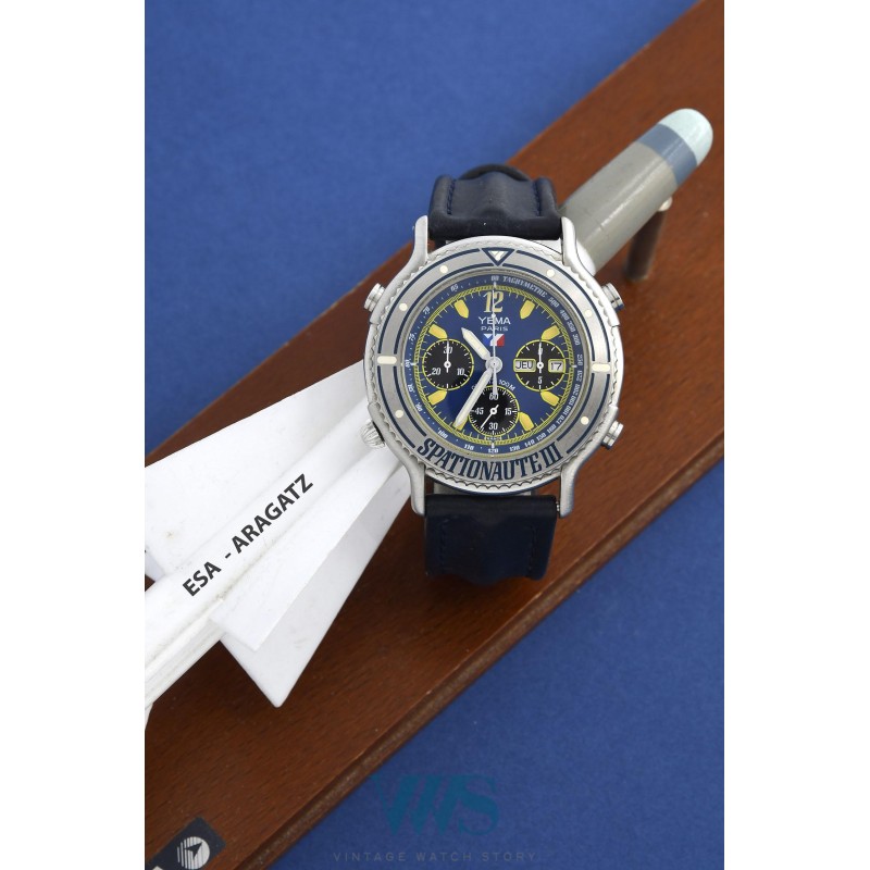 YEMA (CHRONOGRAPHE SPATIONAUTE 3 - MISSION ARAGATZ / ref. N8 OP 76), vers 1988