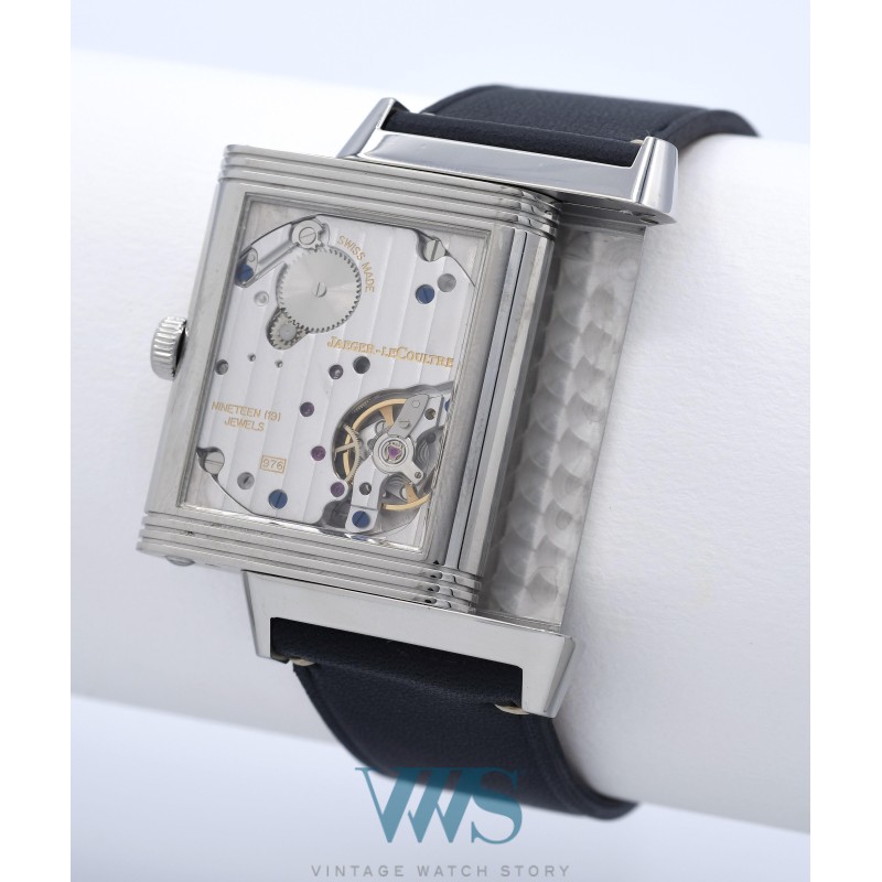 JAEGER-LECOULTRE (Grande Reverso 976 - Silver / Fond Saphir / ref. 273.8.04 / Q3738420), vers 2011