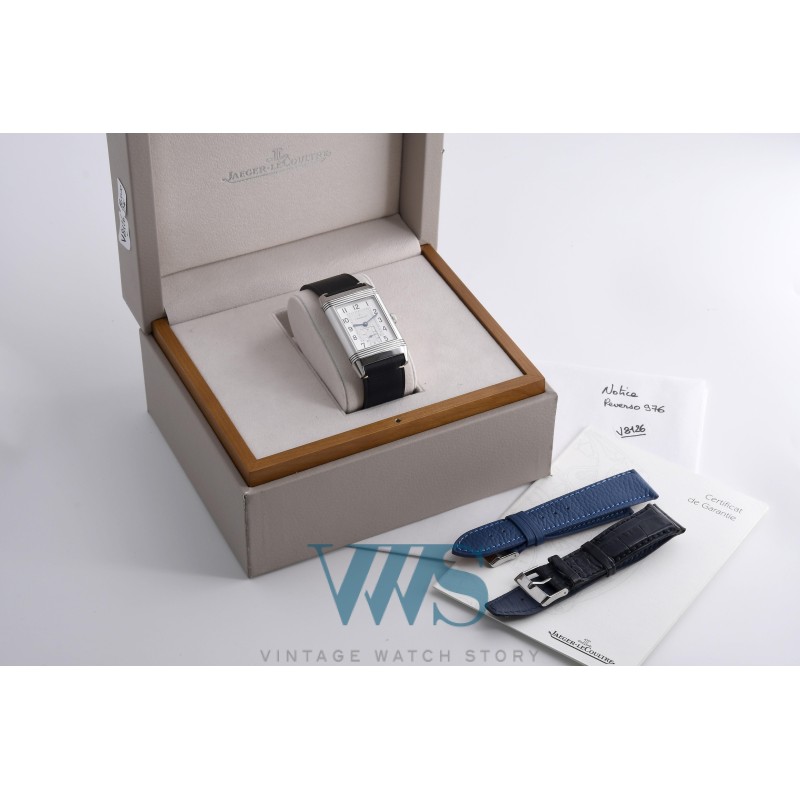 JAEGER-LECOULTRE (Grande Reverso 976 - Silver / Fond Saphir / ref. 273.8.04 / Q3738420), vers 2011
