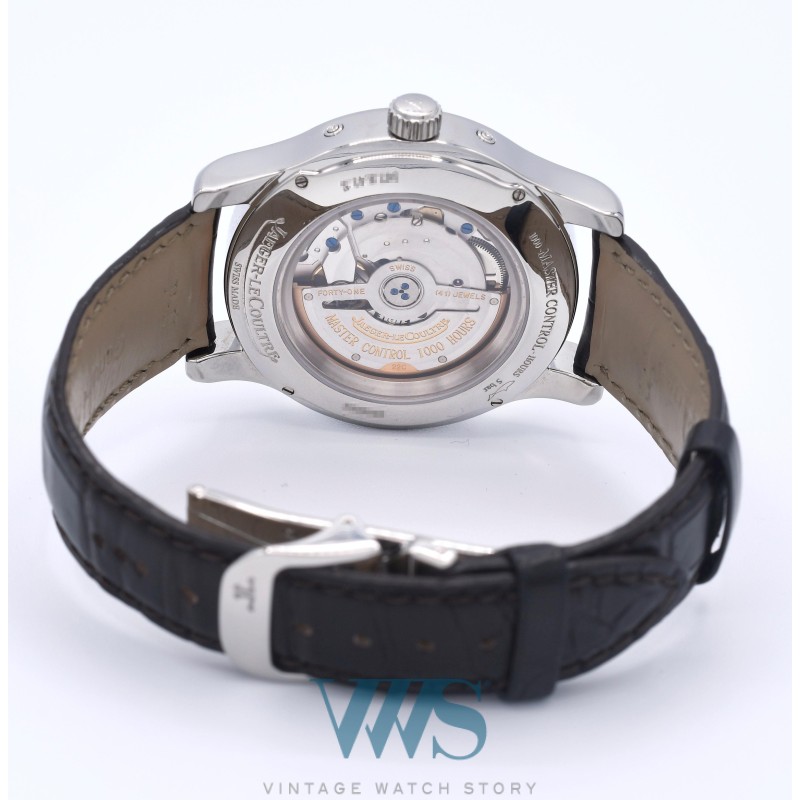 JAEGER-LeCOULTRE (Master Calendar Moon Phase / Power Reserve - Silver / ref. 147.8.41 S / Q151842A), vers 2013