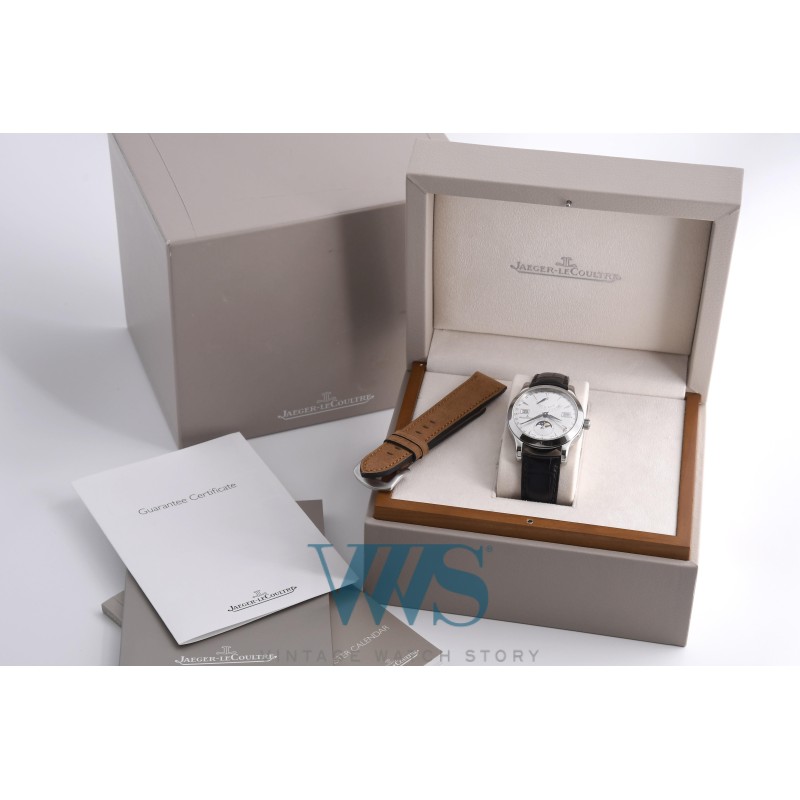 JAEGER-LeCOULTRE (Master Calendar Moon Phase / Power Reserve - Silver / ref. 147.8.41 S / Q151842A), vers 2013