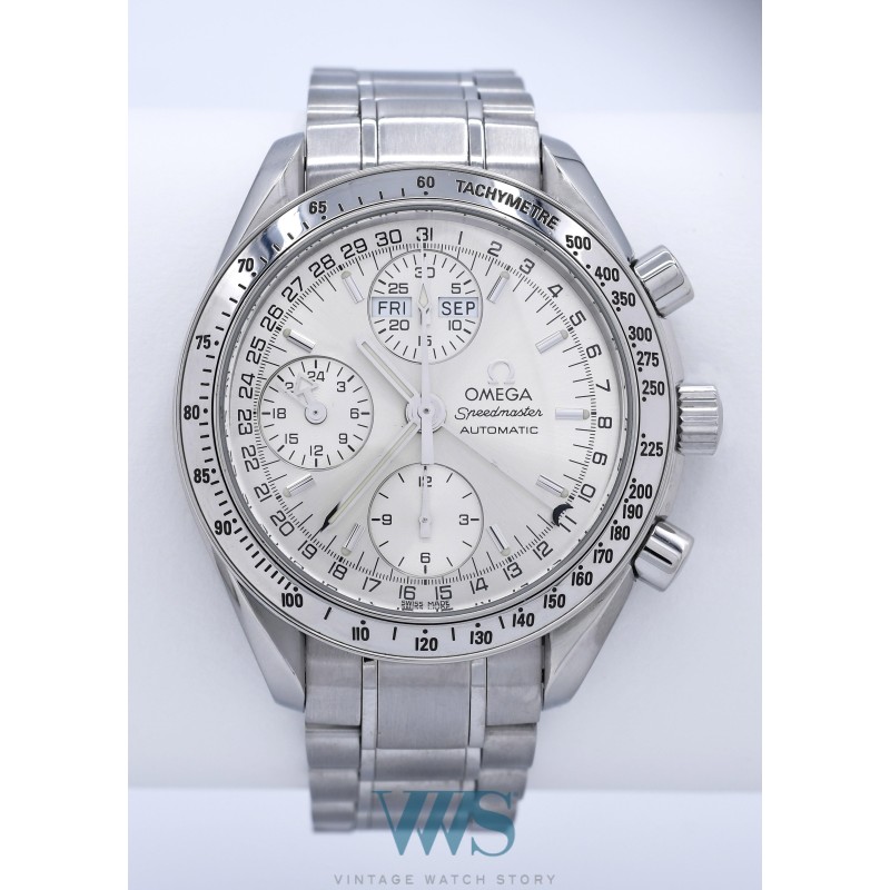 OMEGA (Chronographe Speedmaster Automatic Day-Date - Silver / ref.