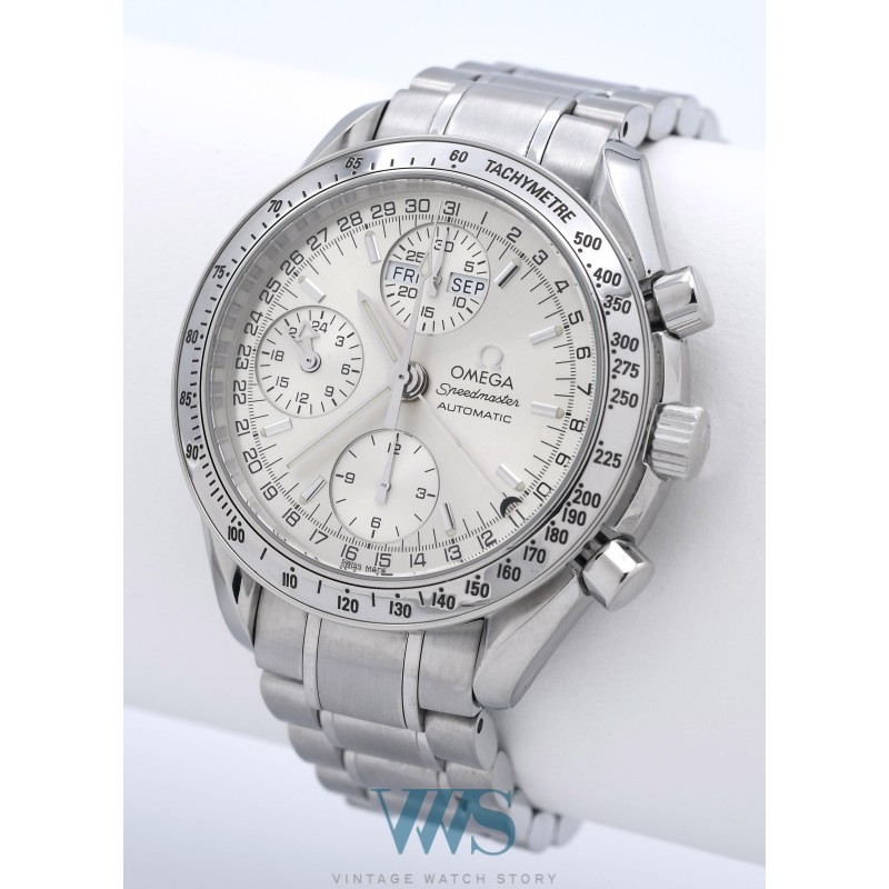 OMEGA (Chronographe Speedmaster Automatic Day-Date - Silver / ref. 175.0084 / 3523.30.00), vers 1998
