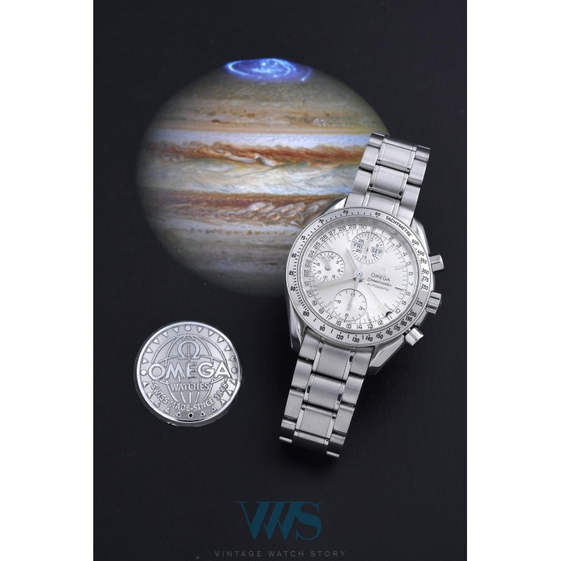 OMEGA (Chronographe Speedmaster Automatic Day-Date - Silver / ref. 175.0084 / 3523.30.00), vers 1998