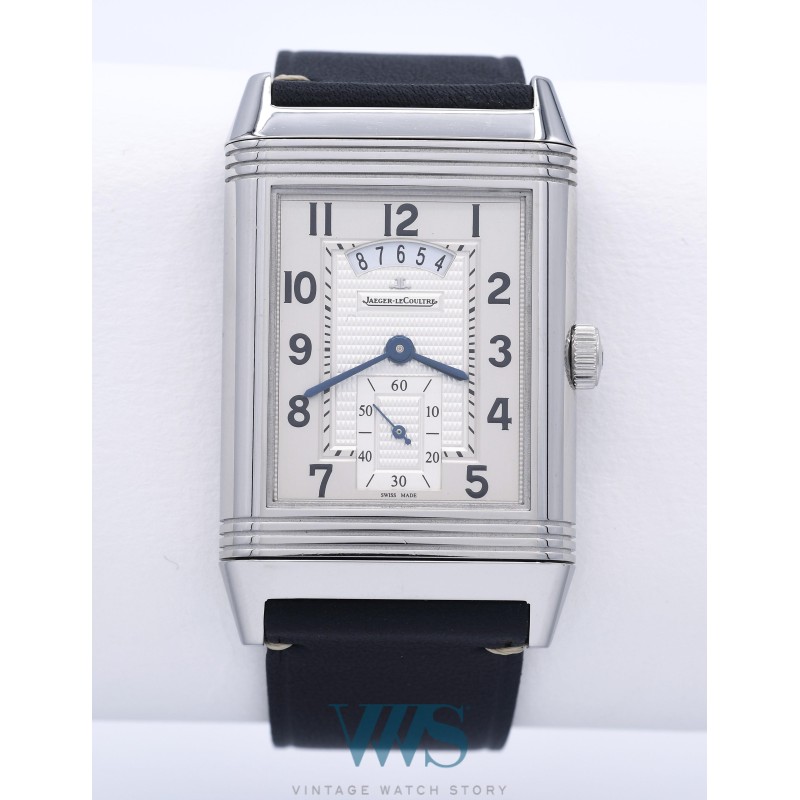 JAEGER-LECOULTRE (Grande Reverso Duo Face / Night & Day  - Silver -