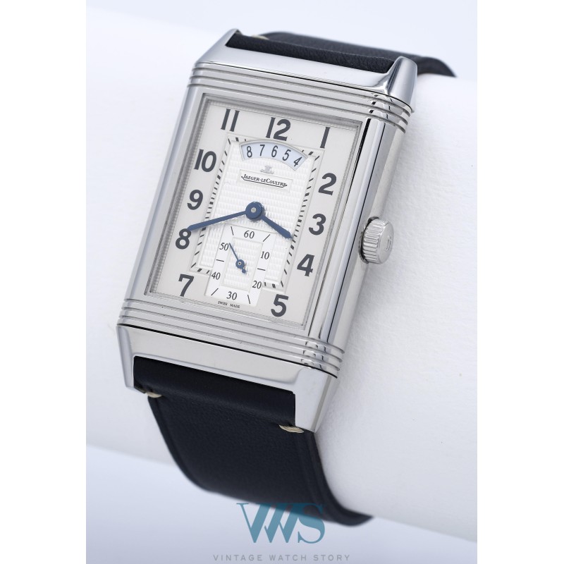 JAEGER-LECOULTRE (Grande Reverso Duo Face / Night & Day  - Silver - Date défilante / ref. 273.8.85 / Q3748421), vers 2014