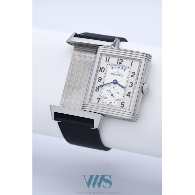 JAEGER-LECOULTRE (Grande Reverso Duo Face / Night & Day  - Silver - Date défilante / ref. 273.8.85 / Q3748421), vers 2014