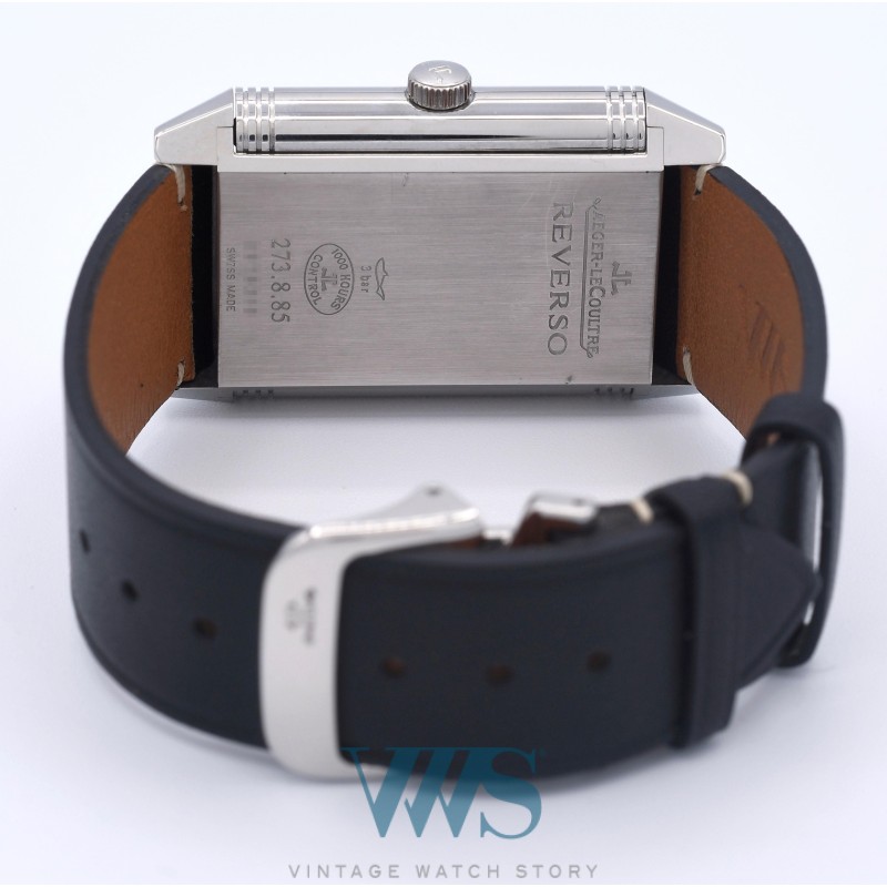 JAEGER-LECOULTRE (Grande Reverso Duo Face / Night & Day  - Silver - Date défilante / ref. 273.8.85 / Q3748421), vers 2014