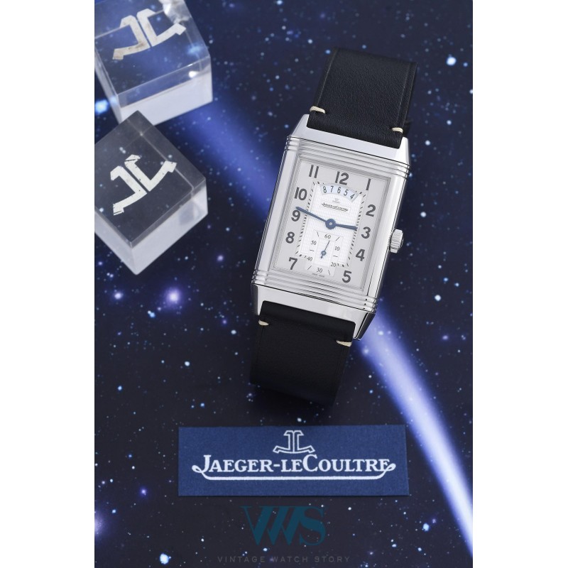 JAEGER-LECOULTRE (Grande Reverso Duo Face / Night & Day  - Silver - Date défilante / ref. 273.8.85 / Q3748421), vers 2014