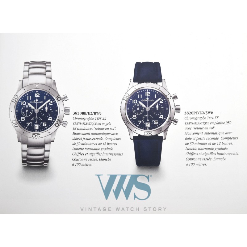 BREGUET (Chronographe Type 20 - Transatlantique / ref. 3820ST/H2/SW9), vers 2014