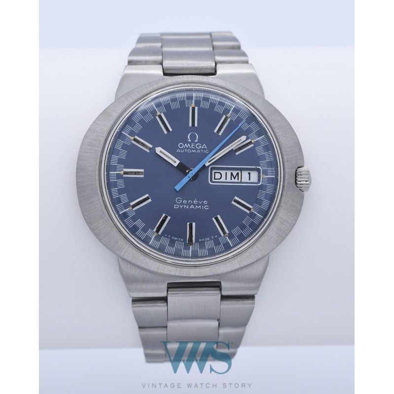 OMEGA (Dynamic Genève Automatic - Day-Date / Rallye Full Blue / ref.