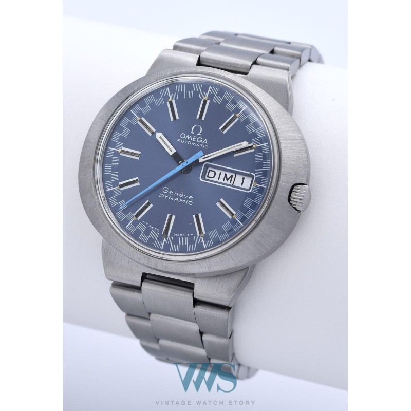 OMEGA (Dynamic Genève Automatic - Day-Date / Rallye Full Blue / ref. 166.079), vers 1969