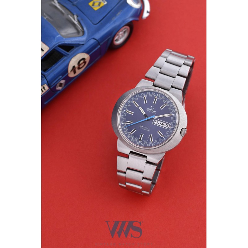 OMEGA (Dynamic Genève Automatic - Day-Date / Rallye Full Blue / ref. 166.079), vers 1969