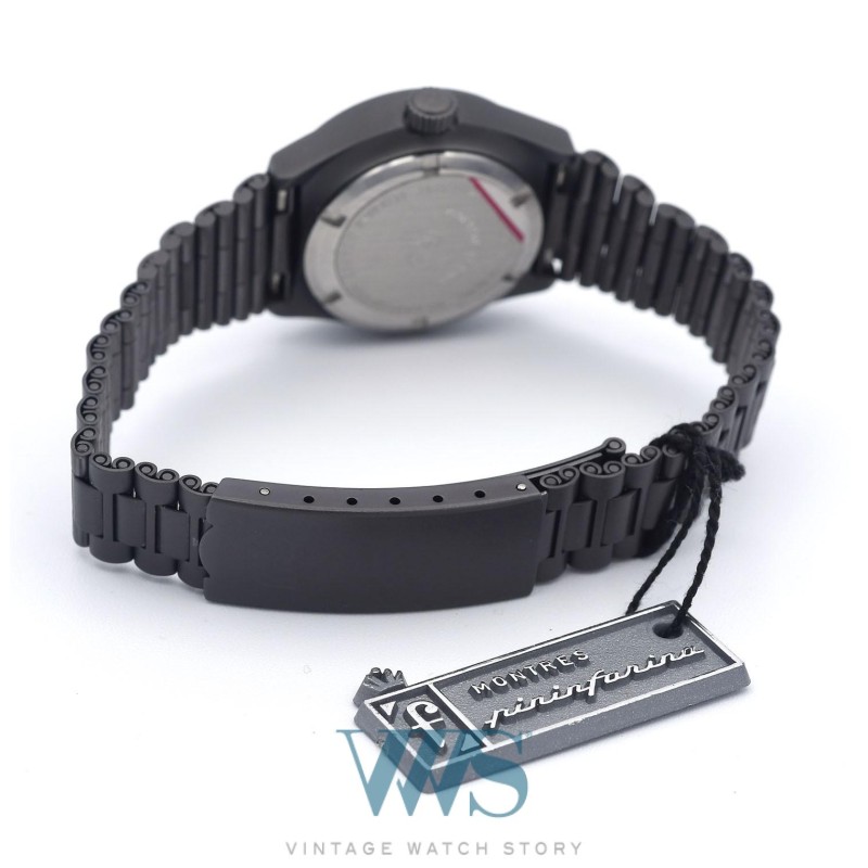 PORSCHE DESIGN By Orfina (Lady gris canon de fusil / Quartz - Cadran noir / ref. 7050S), vers 1978