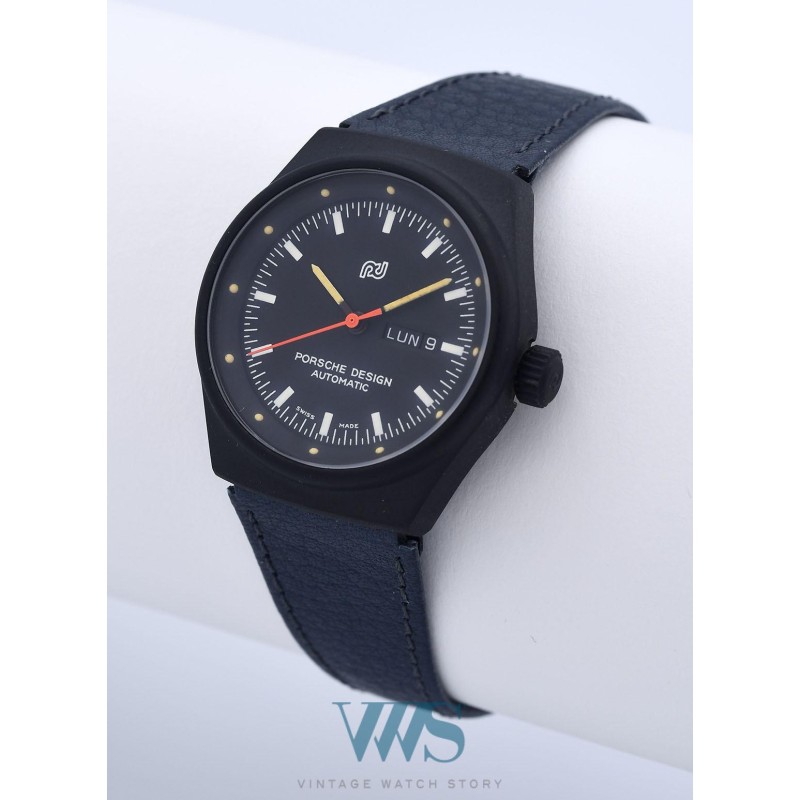 PORSCHE DESIGN By Orfina Suisse (Black Automatique - Cadran black / ref. 7050S), vers 1978