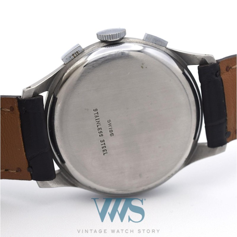 TELDA by Nicolet (Chronographe Sport / Cadran cuivré), vers 1950