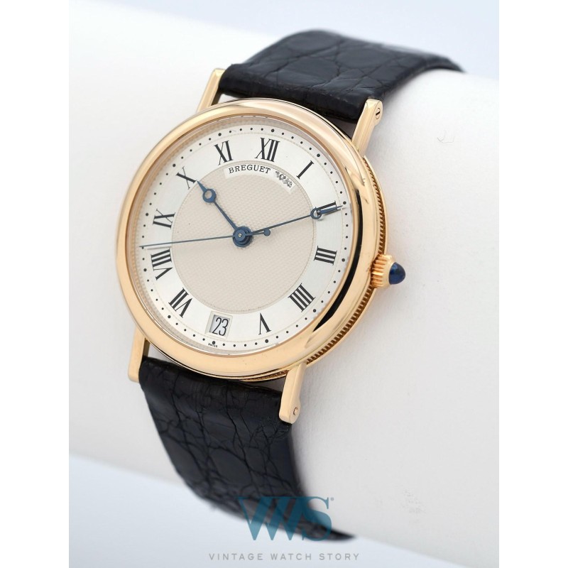 BREGUET (Classic Or jaune / Date - Ultra Thin / ref. 3325BA), vers 1991
