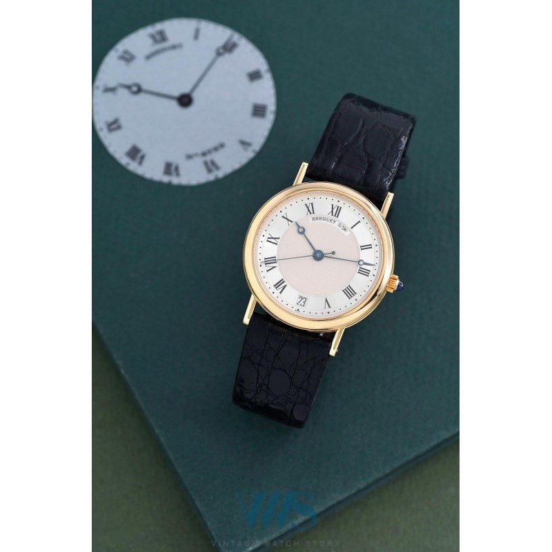 BREGUET (Classic Or jaune / Date - Ultra Thin / ref. 3325BA), vers 1991