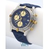 BREITLING (Chronographe Chronomat Or & Acier - Blue / ref. B13047), vers 1991