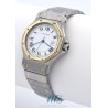 CARTIER (Santos Homme Ronde Octagon - Automatique  / Or & Acier / ref. 2966), vers 1990