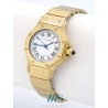 CARTIER (Santos Ronde Octagon Lady Automatique / Or Jaune / ref. 0906), vers 1985