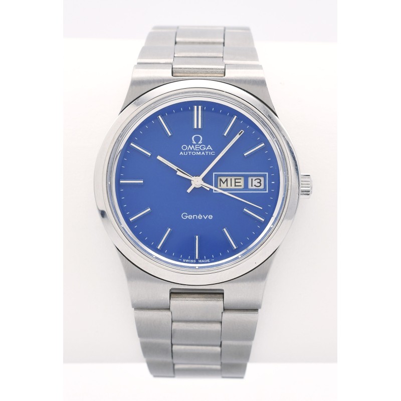 OMEGA (Genève Sport Automatic Blue - Day Date / ref. 166.0174), vers 1977