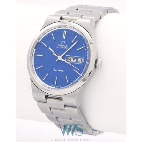 OMEGA (Genève Sport Automatic Blue - Day Date / ref. 166.0174), vers 1977