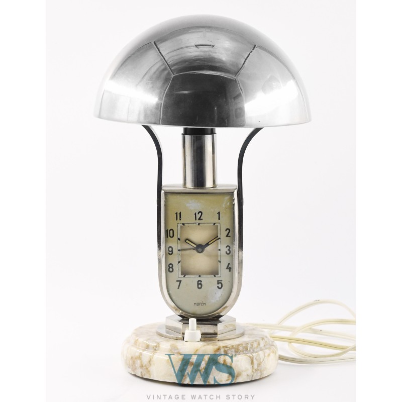 MOFEM (Penduelette Lampe Luxhora - Blanche), vers 1936