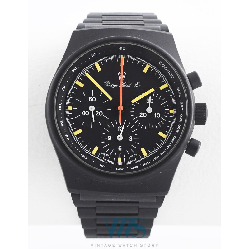 PRESTIGE WATCH INTERNATIONAL (Chronographe By Orfina, Suisse), vers 1980