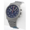 PRESTIGE WATCH INTERNATIONAL (Chronographe By Orfina Suisse, Gris "Logo only" - Cadran bleu / réf. 7183D), vers 1980