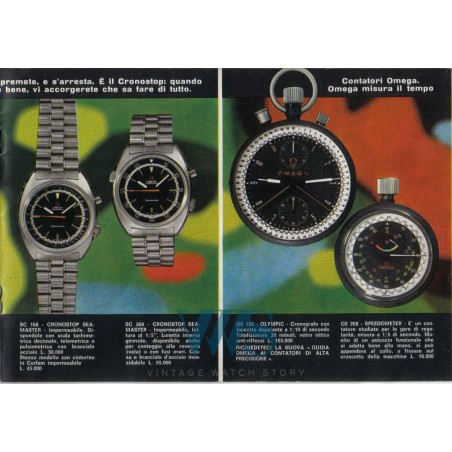 OMEGA (Chronostop Seamaster - Tachymètre Black / ref. 145.007), vers 1969