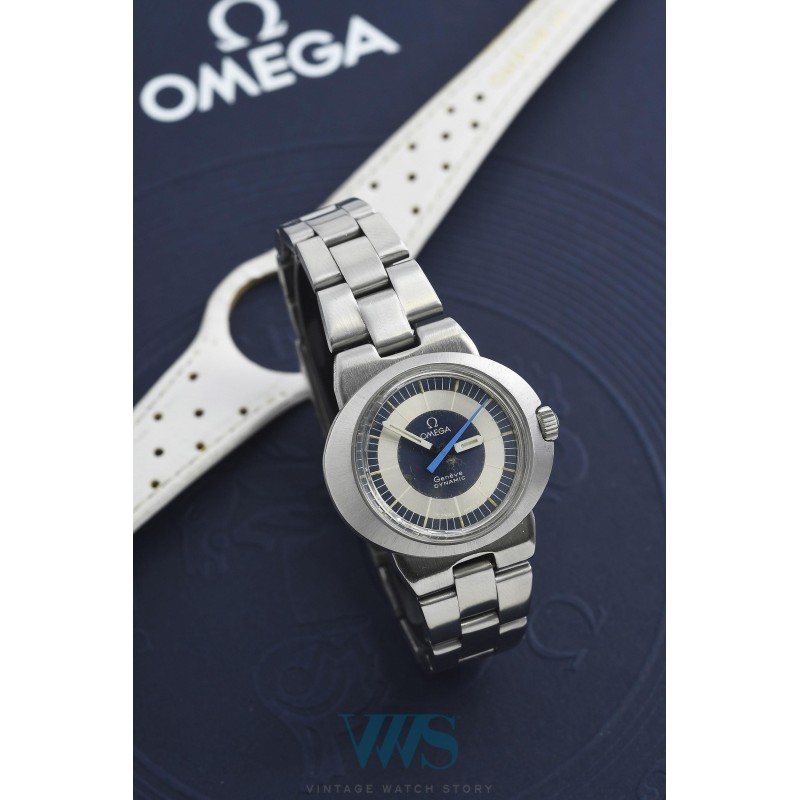 OMEGA (Genève Dynamic - Lady Blue Automatic / ref. ST 535015 / 565015), around 1974