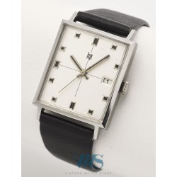 LIP (Tank Homme Date / Silver - mécanique / ref. 43355), vers 1975