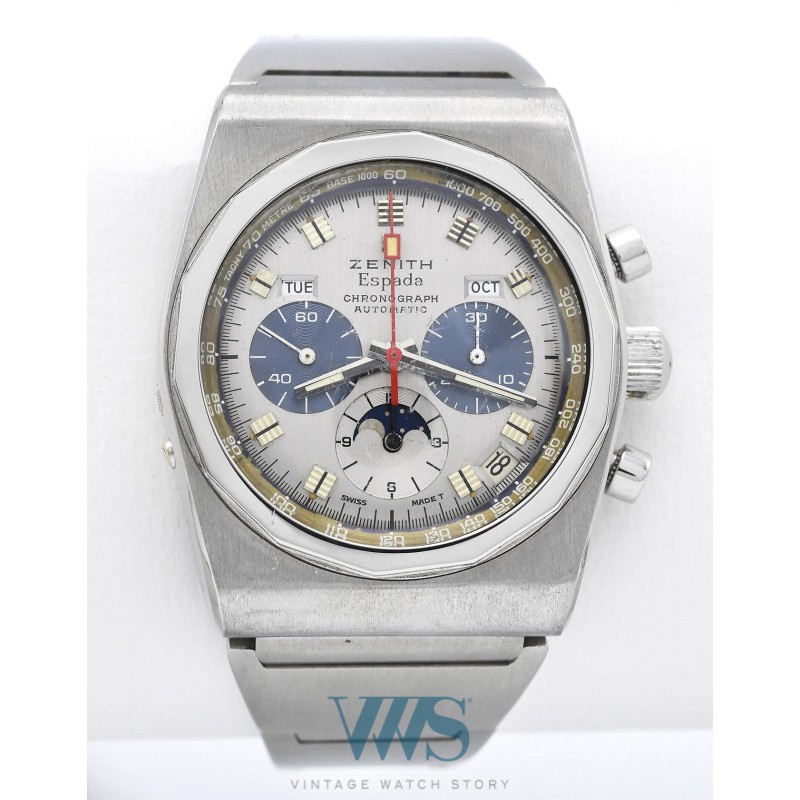 ZENITH (Chronographe El Primero Espada - Silver / ref. A7817 / 01.0040.418), vers 1974