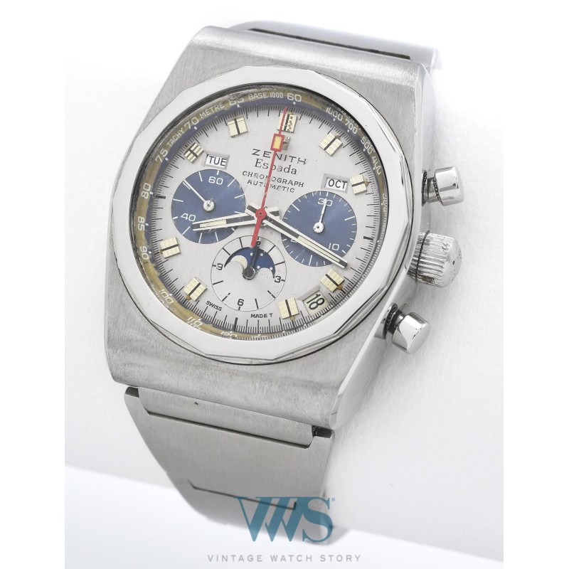 ZENITH (Chronographe El Primero Espada - Silver / ref. A7817 / 01.0040.418), vers 1974