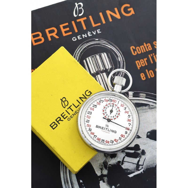 BREITLING (Chronomètre Poche / Tracking Timer 1/10 de seconde), vers 1970