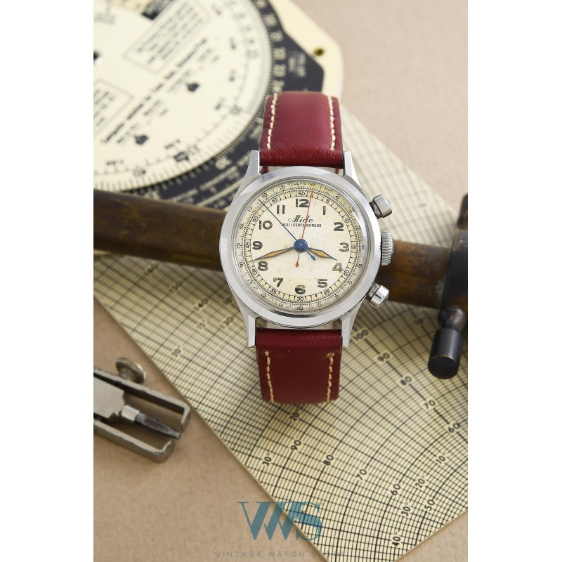 MIDO (Chronographe Imperméable Télèmétrique / Multi-centerchrono / ref. 4669 / 810422), vers 1944