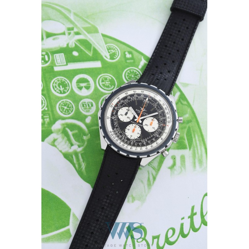 BREITLING (Chronographe Navitimer / Long Playing Tri-Compax / ref. 0816), vers 1968