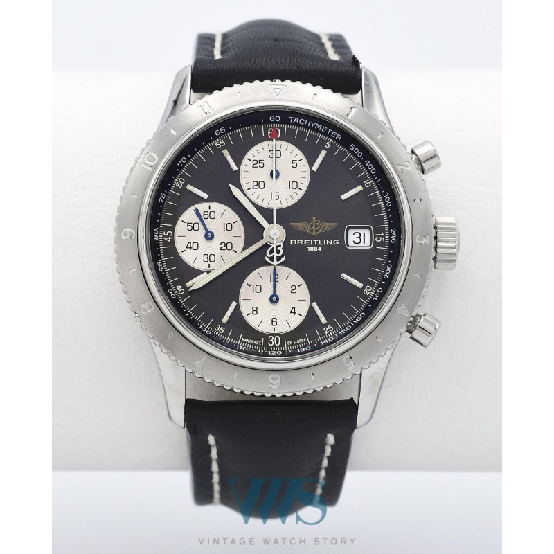 BREITLING (Chronographe Navitimer / Série AVI - Black / ref. A13023.1), vers 1994