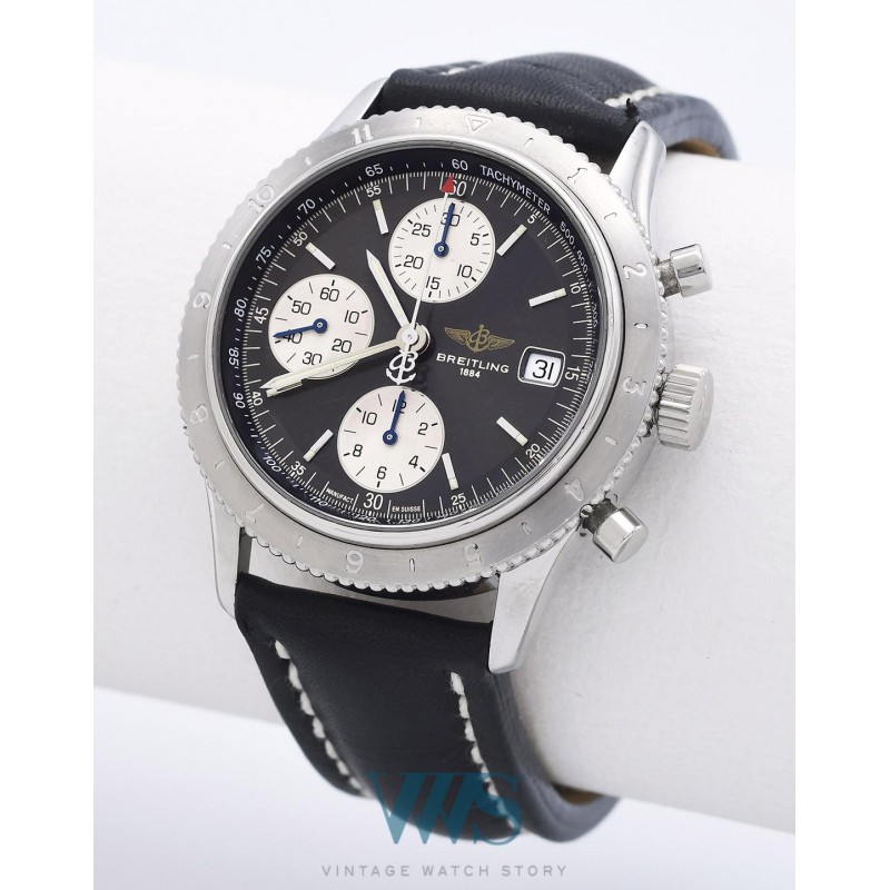 BREITLING (Chronographe Navitimer / Série AVI - Black / ref. A13023.1), vers 1994