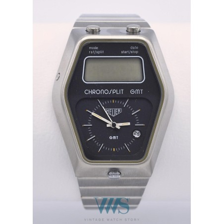 HEUER (ChronoSplit - Manhattan GMT / ref. 104.403 N ), vers 1976