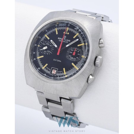 BREITLING (Chronographe Pilote Datora - Tonneau Coussin Black / ref. 34 / 2033), vers 1968