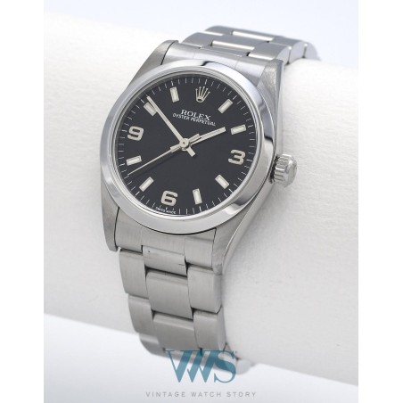 ROLEX (Oyster Perpetual Medium - Black / ref. 77080), vers 2000-01
